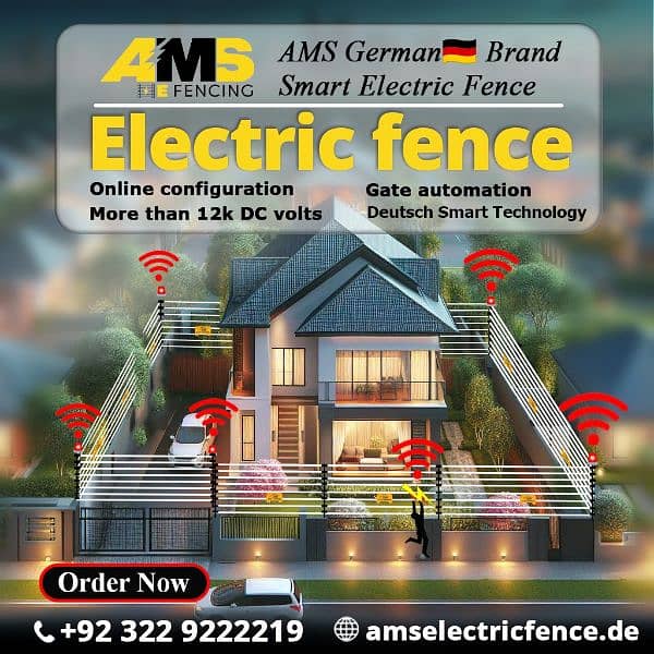 Electric fence Ams German Brand 0
