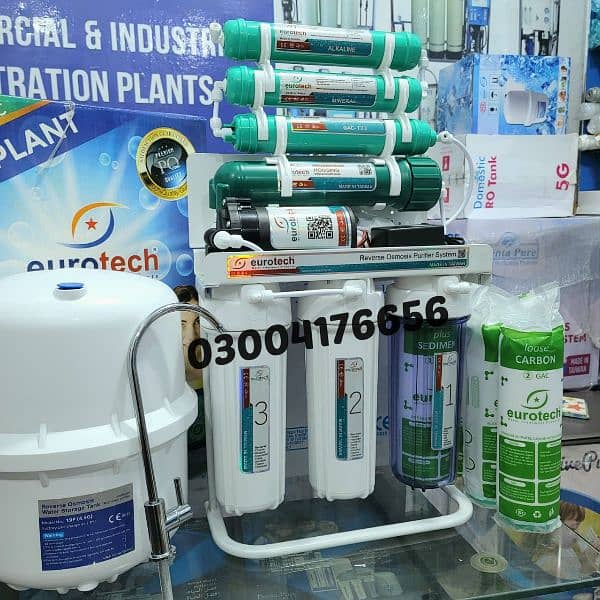EUROTECH ORIGINAL TAIWAN 8 STAGE RO PLANT WITH STAND RO WATER FILTER 1