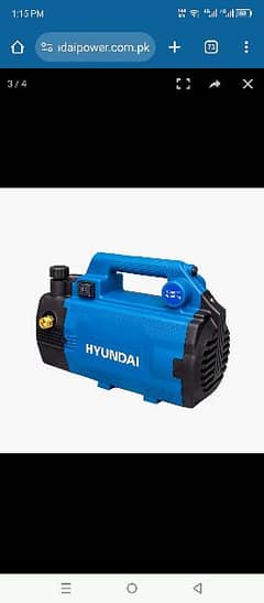 hyundia induaction motor high pursue car washer 1800 Watts and 140 bar 0