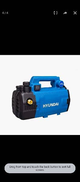 hyundia induaction motor high pursue car washer 1800 Watts and 140 bar 2