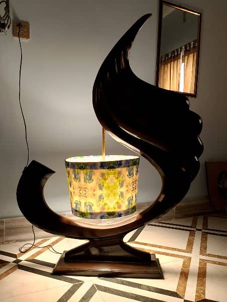 Wooden Lamp | Corner Lamp | Wooden Premium Lamp | Home Decor 3
