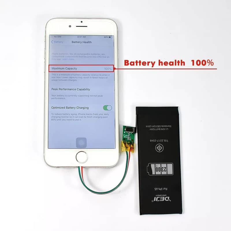 iPhone Battery with 6 months Warranty - Extended Backup! 6