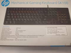 Hp Mechanical Gaming Keyboard