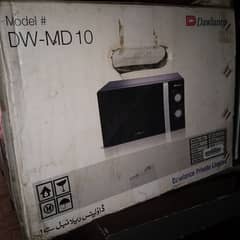 Dawlance microwave oven Dawlance model#DW-MD 10 Black location NK 0