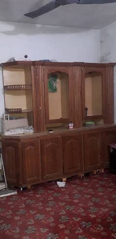 Solid Wood TV Lounge Wardrobe For Sale