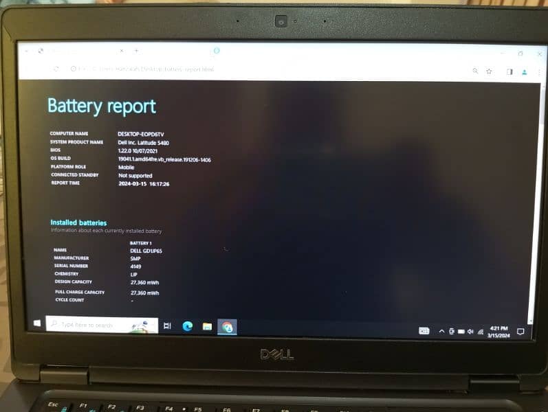 Dell latitude i5 7th Gen 6