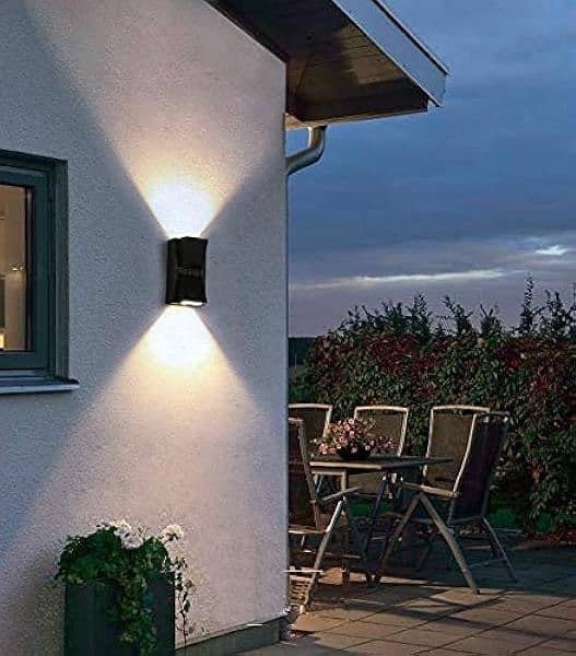 Two way indoor/outdoor wall light 1