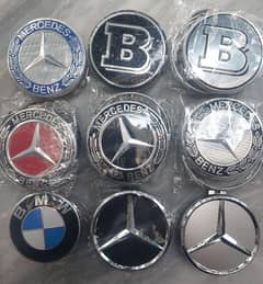 Mercedes Benz BMW Wheel Center Caps Logo Monogram W204 w212 w203 w211