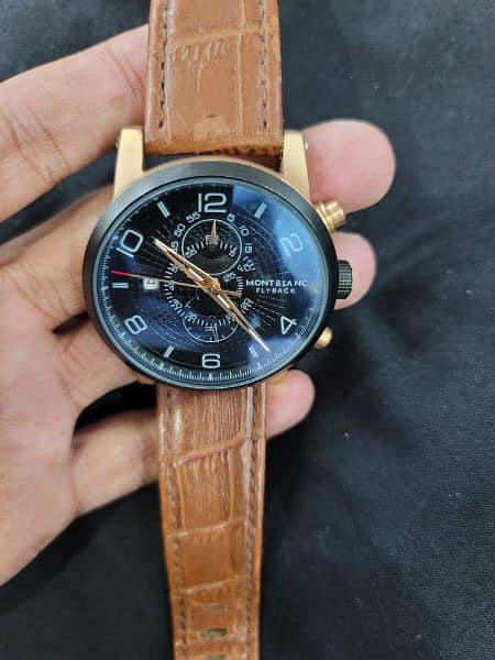 Mont Blanc Flyback watch in excellent condition 0