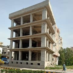7M Corner Plaza structure completed for sale in DHA 2
