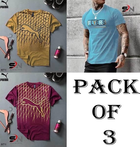 Pack Of Three T Shirts 2