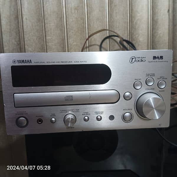 Yamaha CRX-M170 Japanese Amplifer/Sound Reveiver with 8" Speaker Pair 5