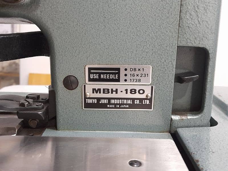 MBH-180 Juki Button whole machine 12