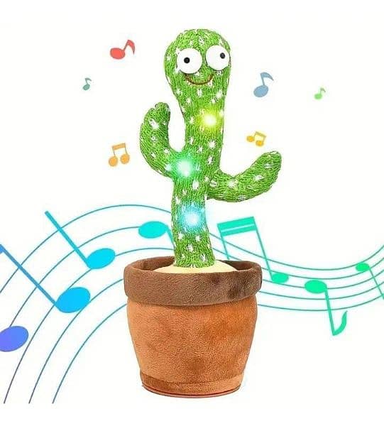 Dancing Cactus Plush Toy For Kids With (Free Delivery) 4