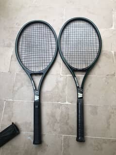 Wilson tennis rackets (pair) 100%graphite,Price negotiable 0