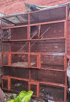 Cage for birds & animals for sale (6 portions) 0