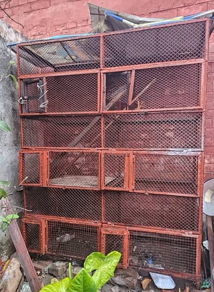 Cage for birds & animals for sale (6 portions) 1