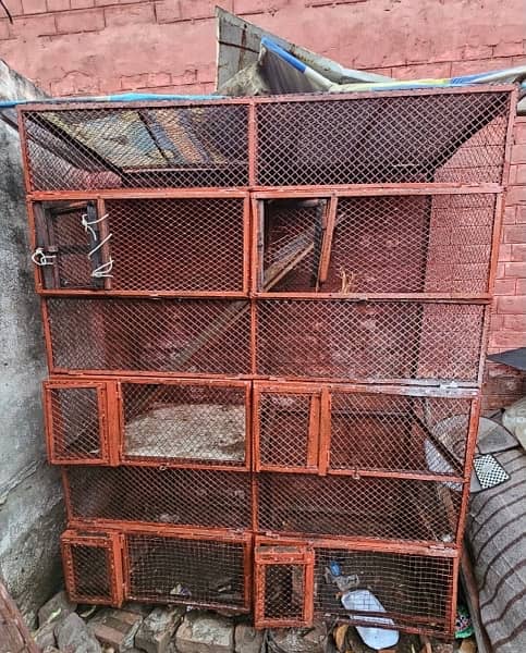 Cage for birds & animals for sale (6 portions) 2
