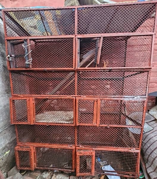 Cage for birds & animals for sale (6 portions) 5