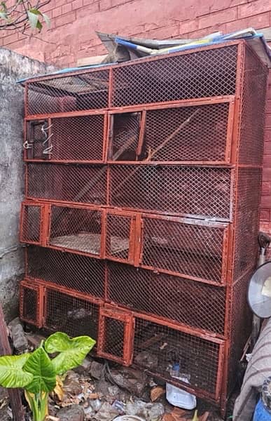 Cage for birds & animals for sale (6 portions) 6