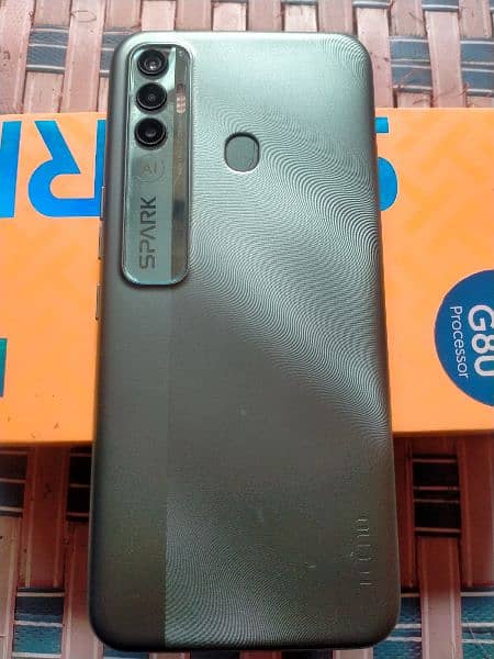 Tecno spark 7 pro 4+64gb set or box no charger exchange possible 0