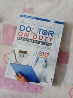 doctor on duty medicine book and medicine book available