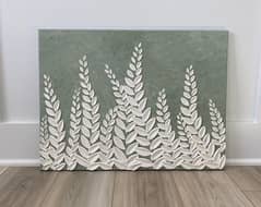 Handmade textured painting ready to hang