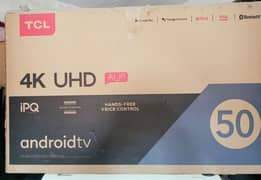 TCL 50 inch 4K UHD Andriod a. i