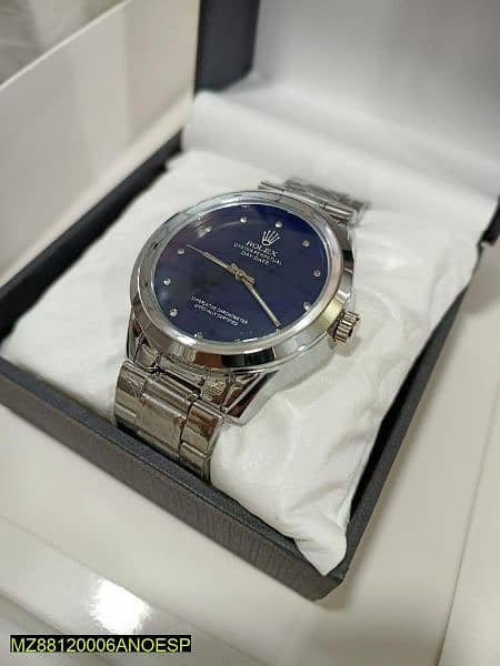 1 Pc Men's Stainless Steel Luxury Watch 2