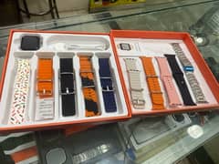 ws x100 plus series 9 smart watch calling watch with 10 straps