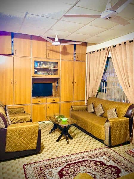 Furnished house Price negotiable Contact:03005164726 Near cantt Area 2
