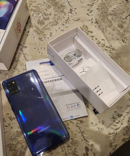 samsung mobile, model A 31, for sale. 5