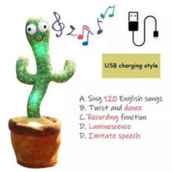 Musical toy - Musical cactus toy for kids 1