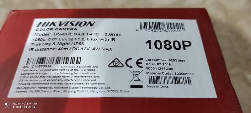 HIKVISION Cameras for sell 1