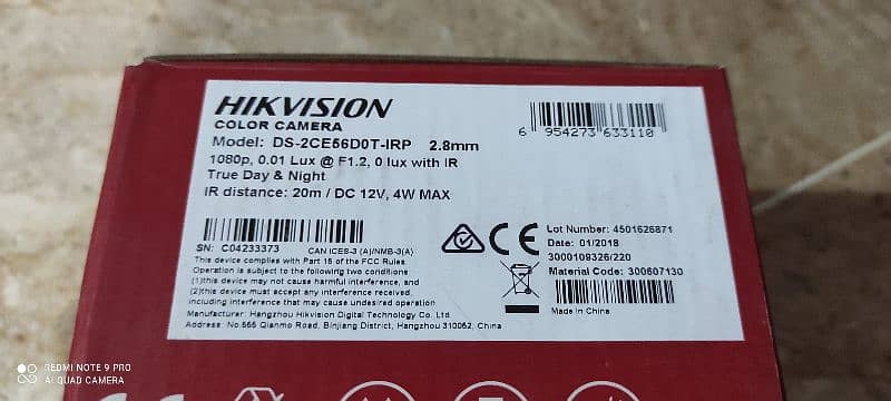 HIKVISION Cameras for sell 2