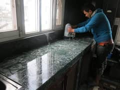 Marble Chips Tiles Cleaning Polishing