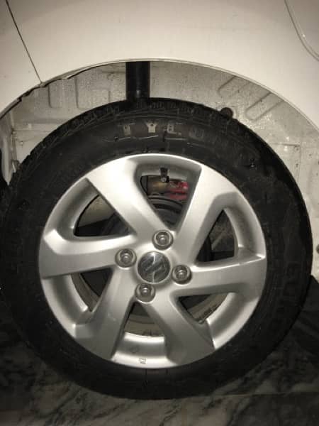 Suzuki Cultus Vxl  alloy rims with euro tycoon tyres 0
