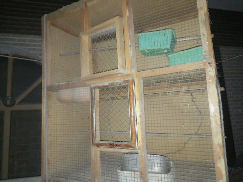 double story cage for parrots 1
