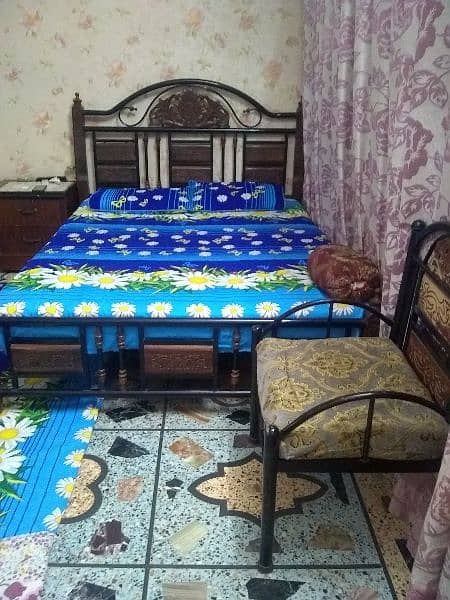 bed with accessories for sale 1