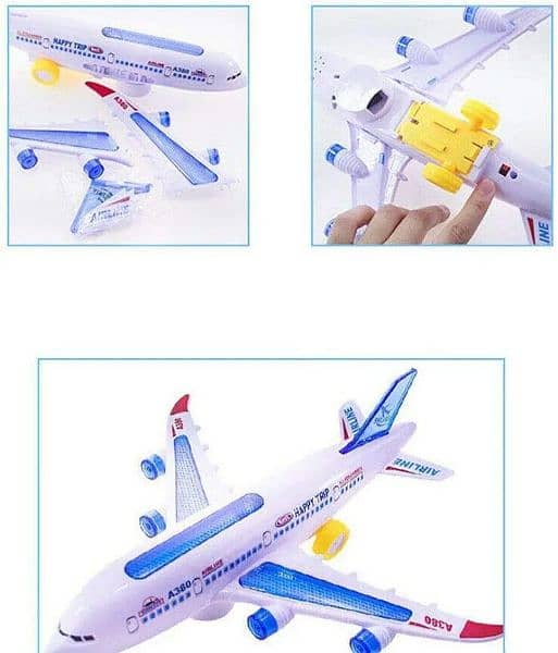 kid airplane toy with light and music 2