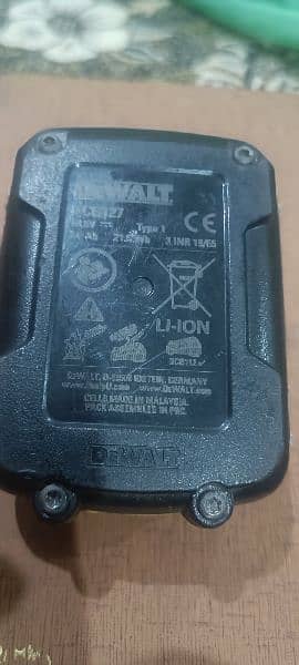 DeWALT 12v battery for Drill 3