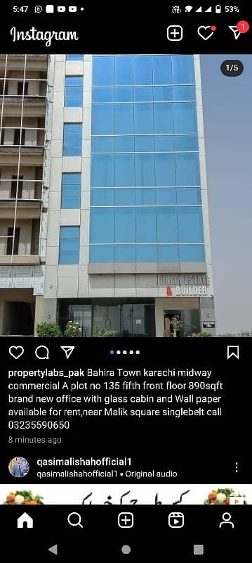 all types different size different price different floors different locations offices and shops available at Bahira town Karachi m9 Super highway we deal over all sale purchase and rental 10
