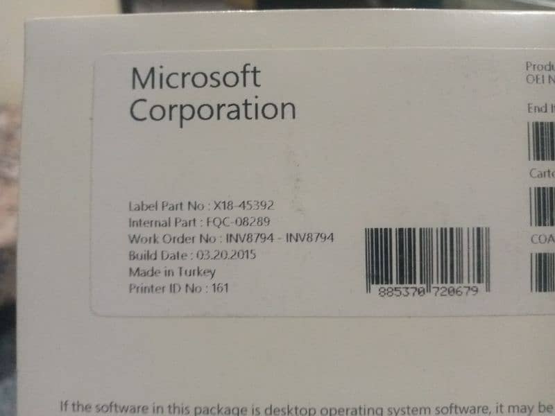 Microsoft original windows 7 3