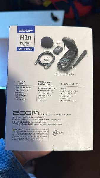 Zoom H1n 2023 Latest Model Handy Recorder 3