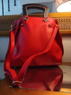 Red ladies bag