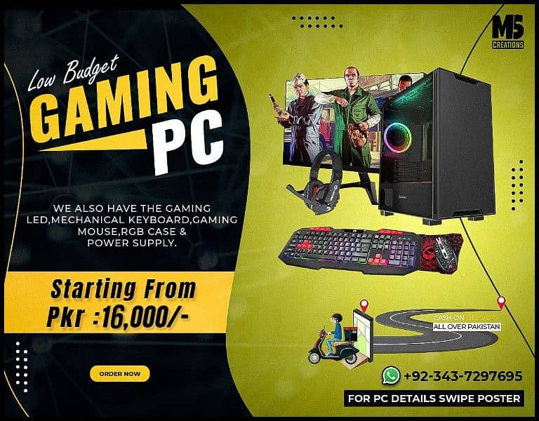 Gaming Pc/Low price brand new/Gaming system/Gaming computer 0