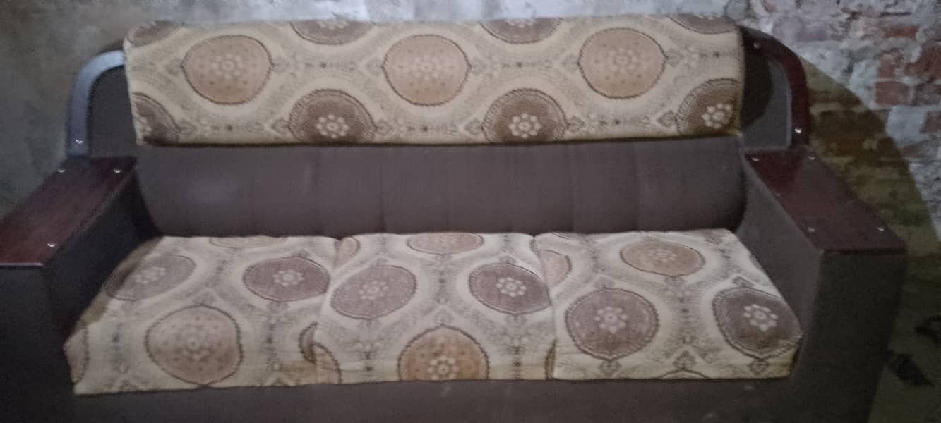 6 seater sofa for sale brown colour WhatsApp numbe 03037747713 contact 2