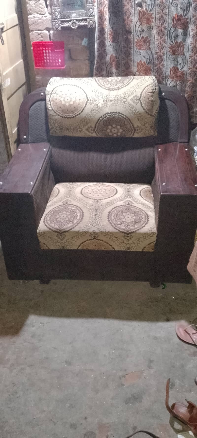 6 seater sofa for sale brown colour WhatsApp numbe 03037747713 contact 8
