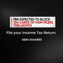 Avoid SIM blockage and File your Income Tax Return