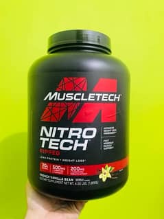 Muscle Tech (ripped) french vanilla bean protein powder
